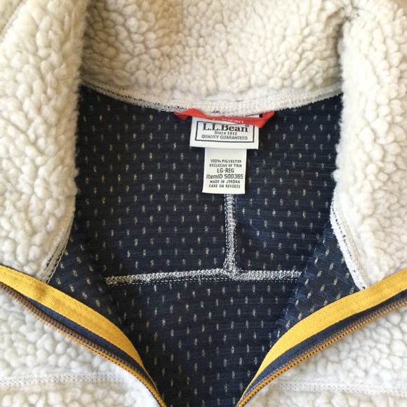 ❌❌SOLD❌❌LL BEAN💯 PLUSH SHERPA FLEECE JACKET EUC - Picture 6 of 15